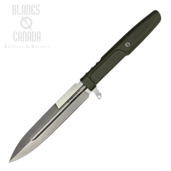 Extrema Ratio Requiem Fixed Blade Knife, N690 SW, Ranger Green Handle